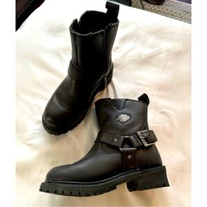 Harley Davidson women’s black boots. Size 6.5.